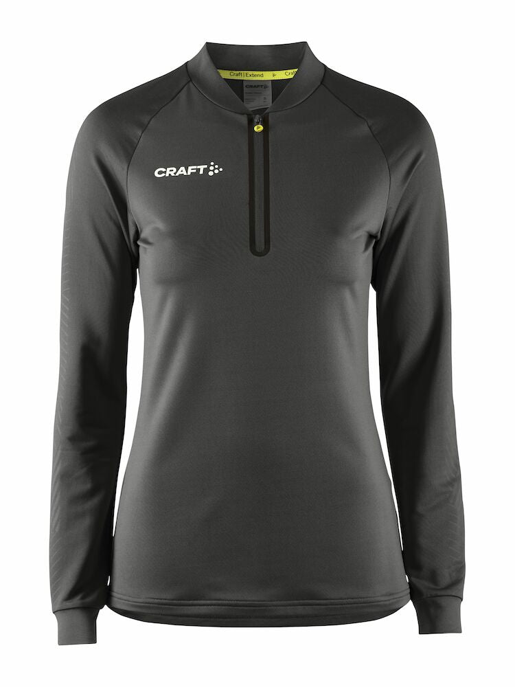 Extend Half Zip W ASPHALT XS