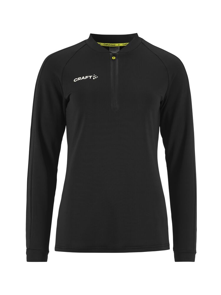 Extend Half Zip W Black XXS