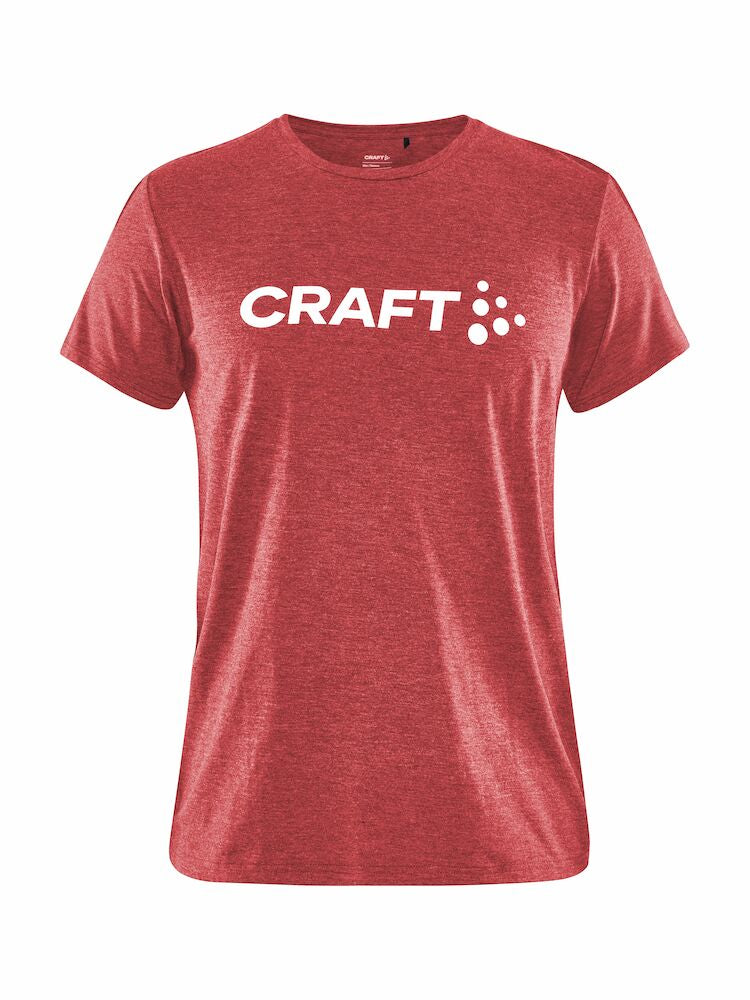 Community Logo SS Tee W Bright Red M XS