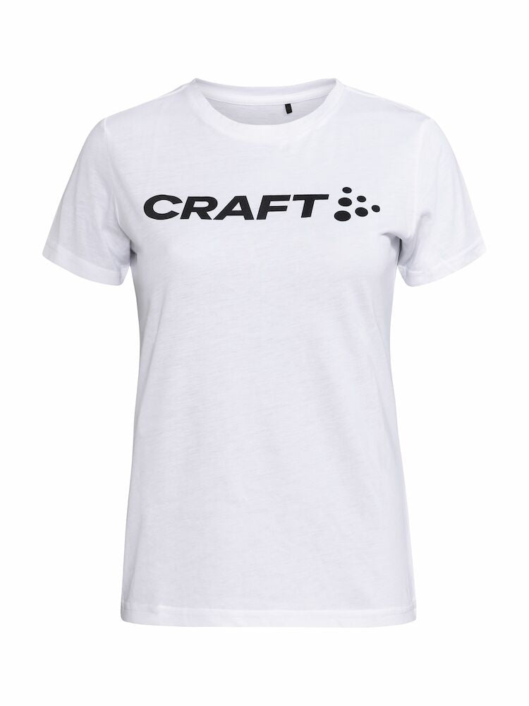 Community Logo SS Tee W White Melang XS