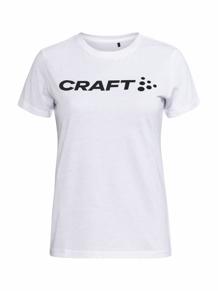 Community Logo SS Tee W White Melang XS