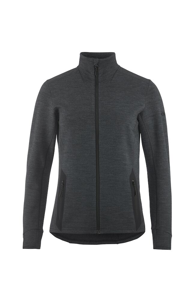 PRO Explore Wool Midlayer W Black Melange XS