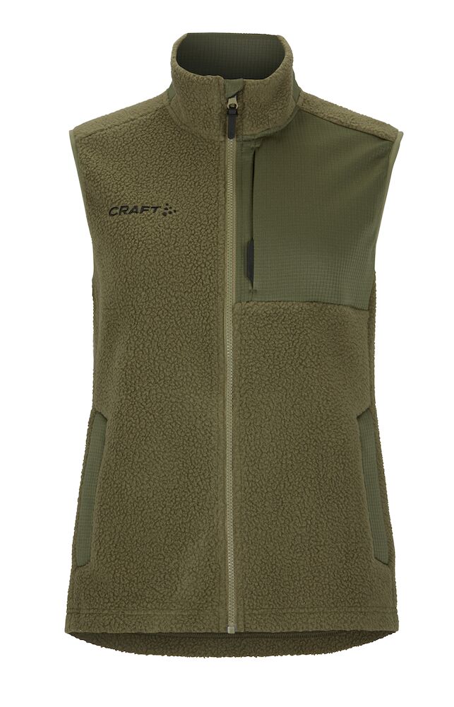 Adv Explore Pile Fleece Vest W Rift XS