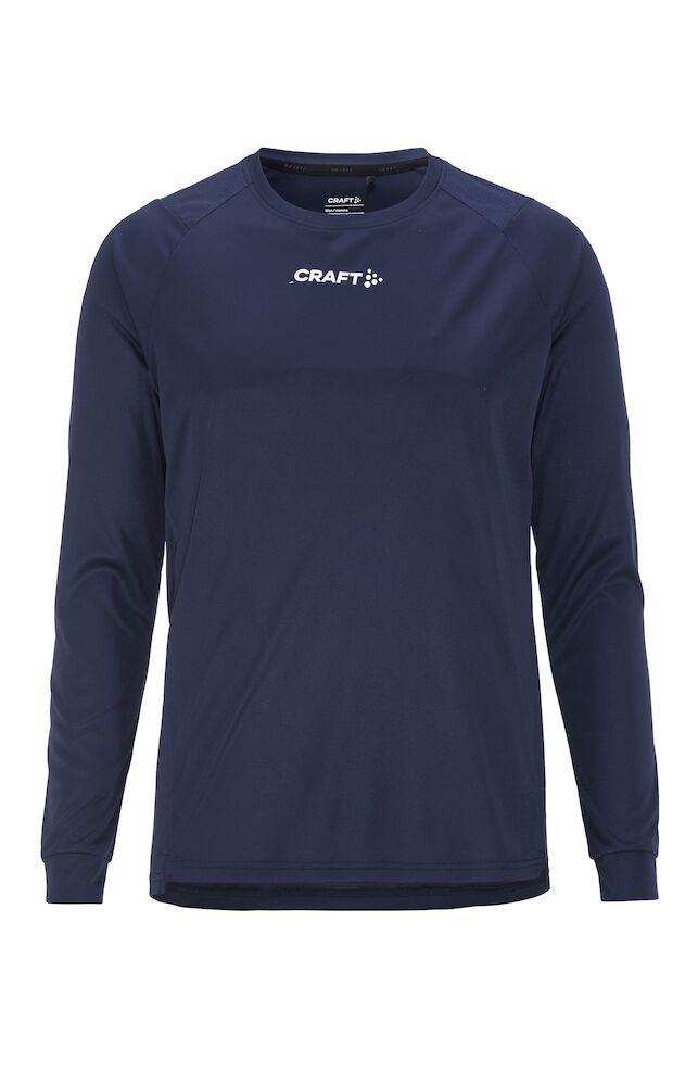 Rush 2.0 Ls Tee M Navy XS