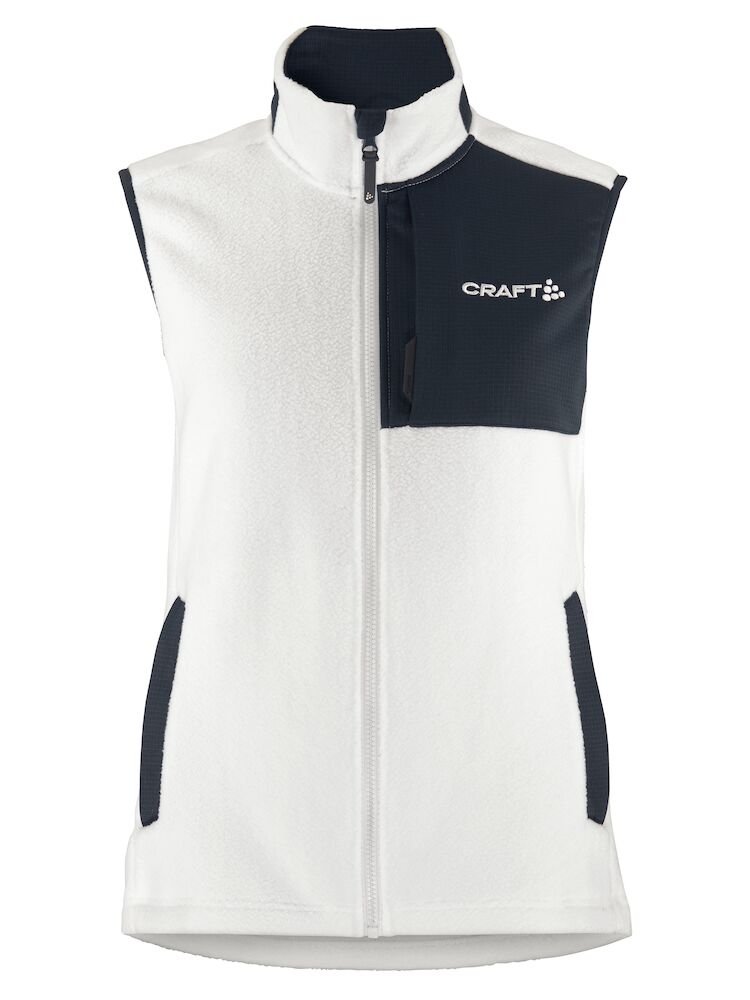 NOR ADV Explore Pile Fleece Vest W White-Blaze XS
