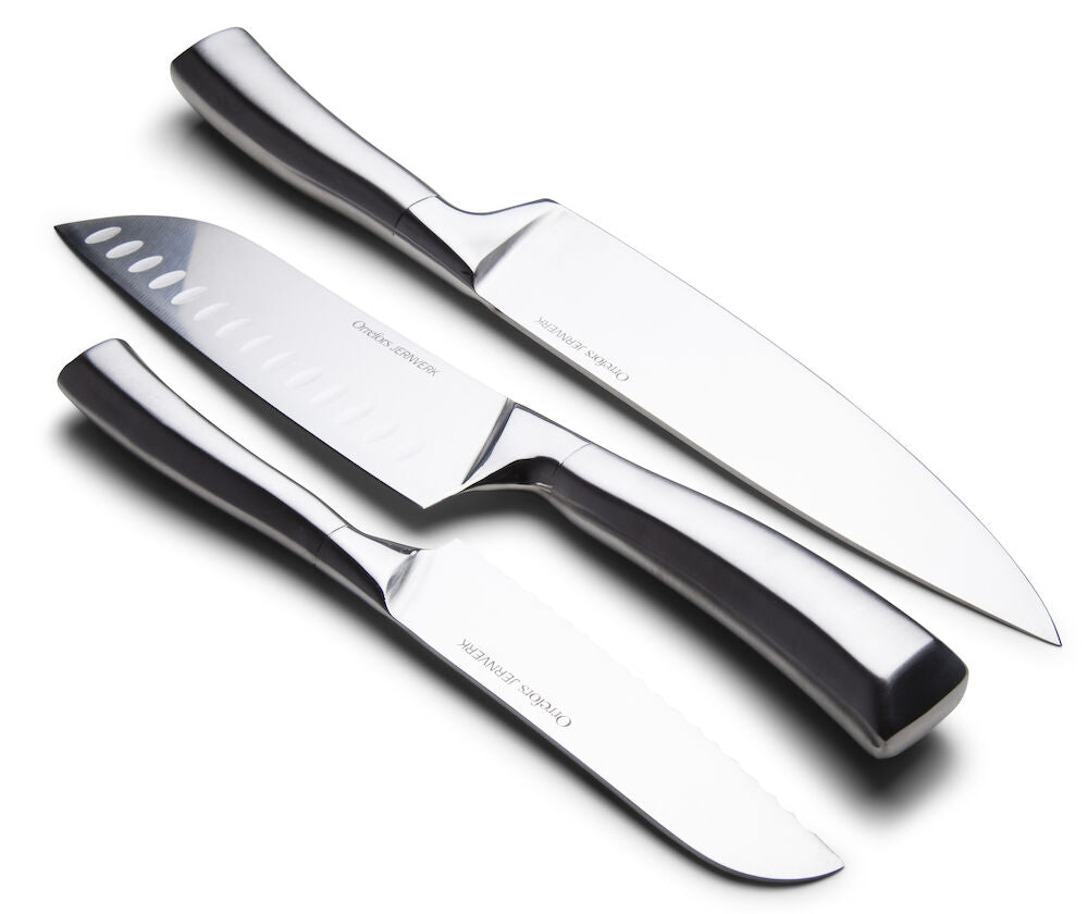 Knife Set 3 pcs Steel 0