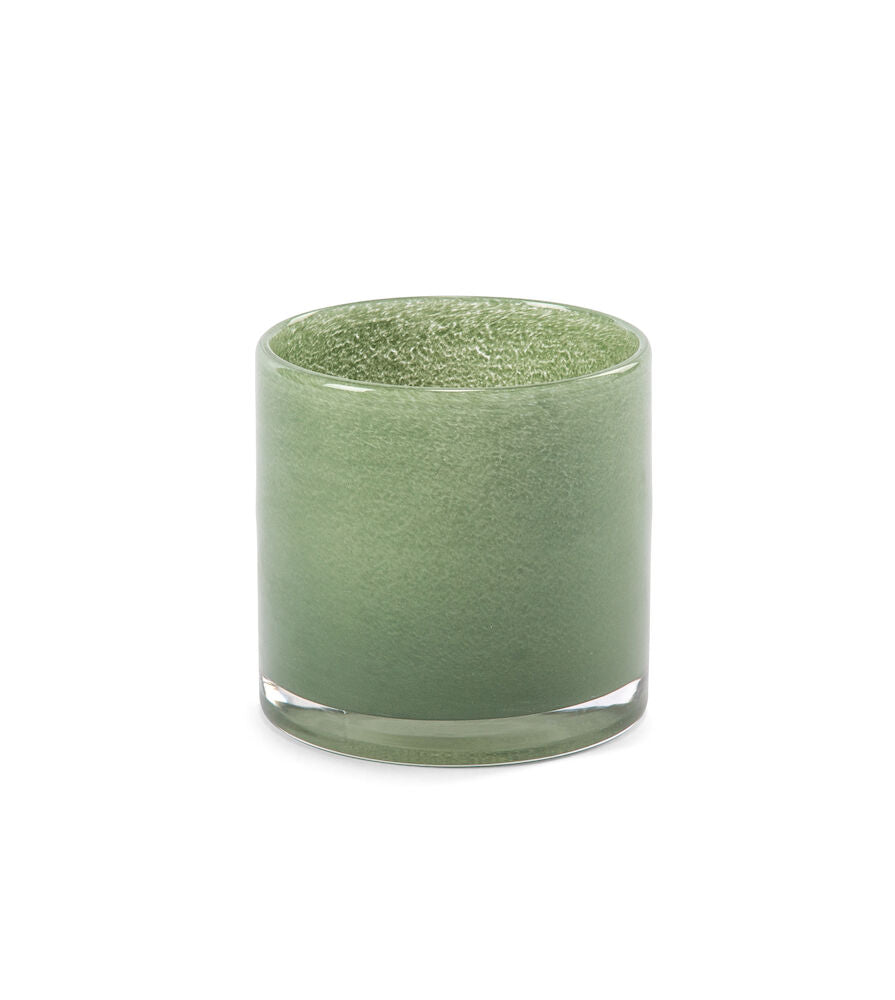 Glass Lantern Small Dark Green One size