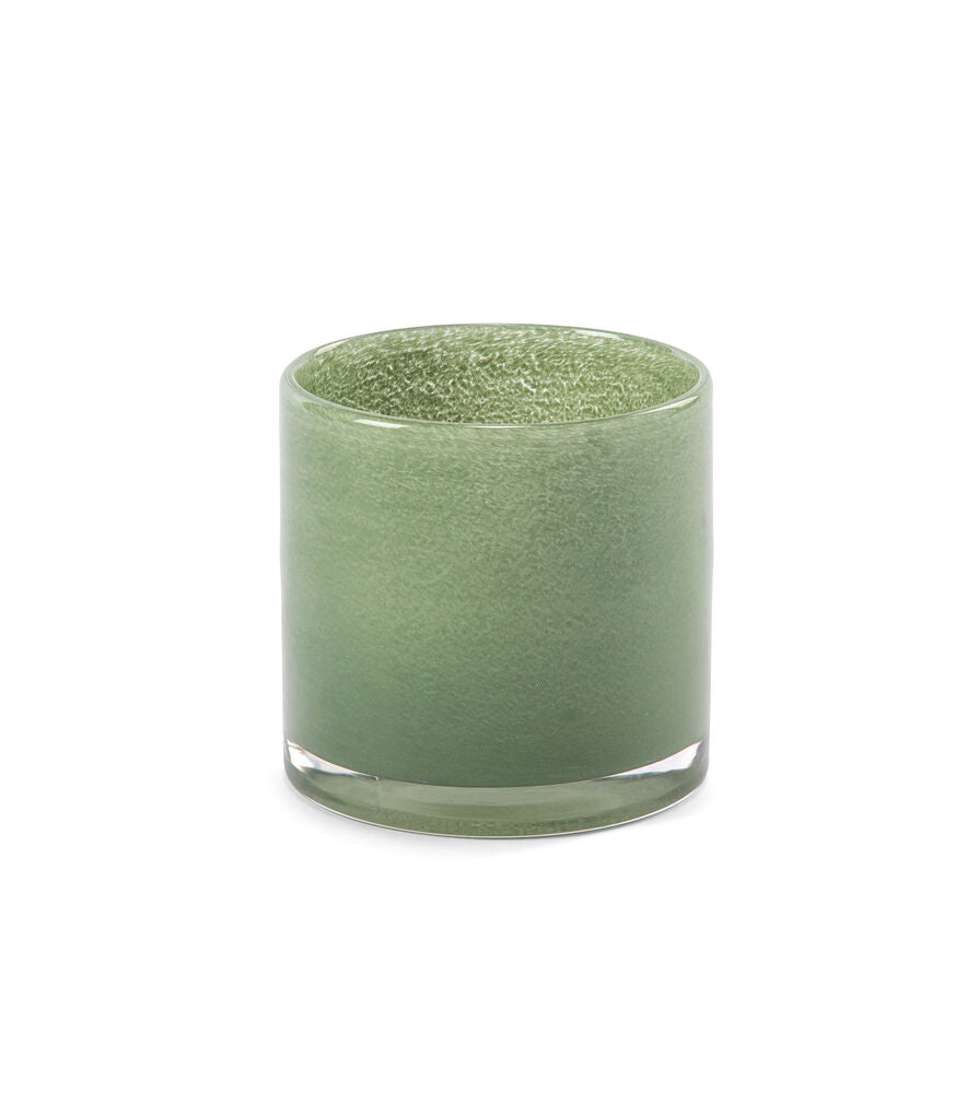 Glass Lantern Small Dark Green One size