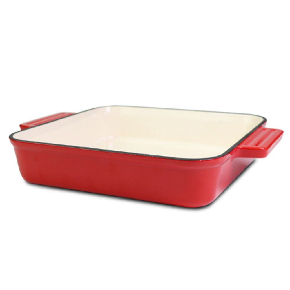 Cast Iron Oven Form Red One size