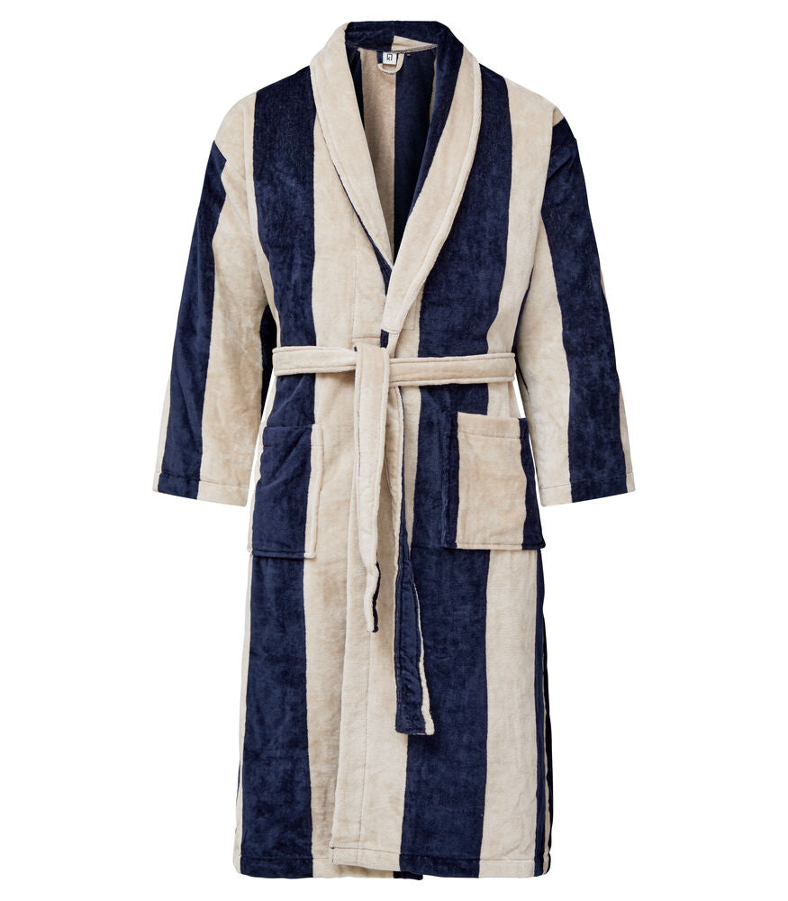 Bathrobe Velour Navy L/XL