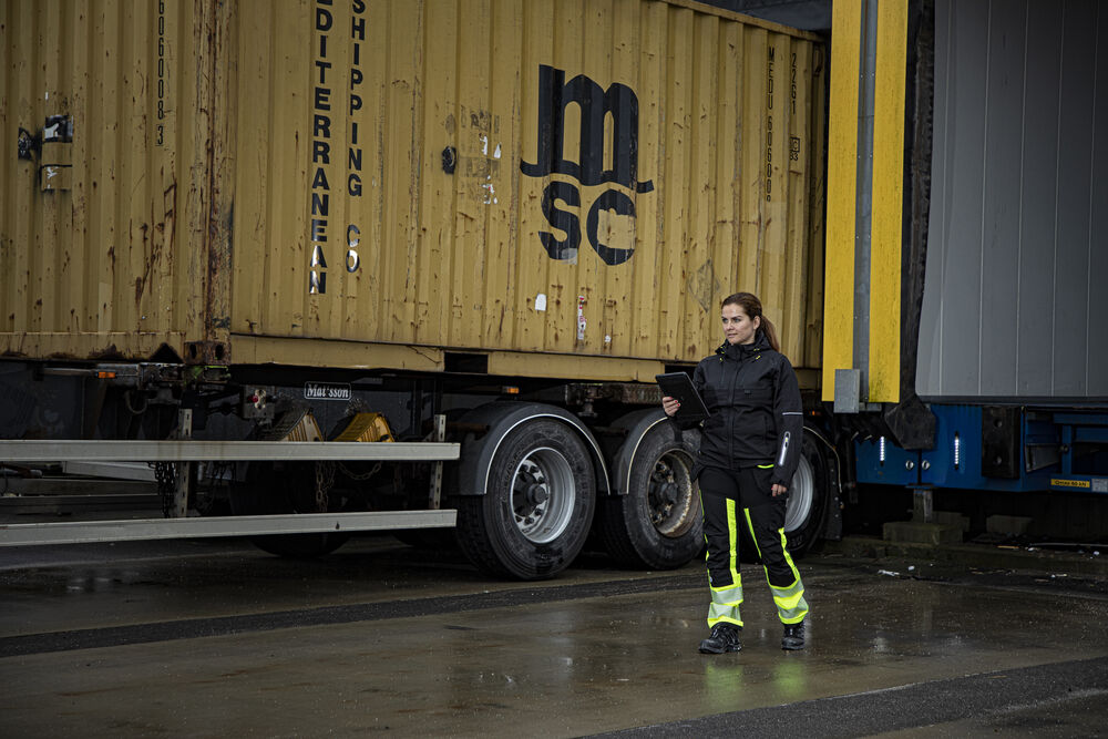 6540 Håndverksbukse EN ISO 20471 Kl 1