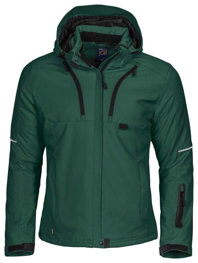 3413 3 Layer Padded Jacket Forest Green M