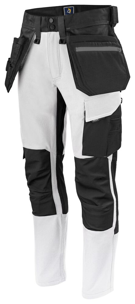 5551 Håndverksbukse Stretch White