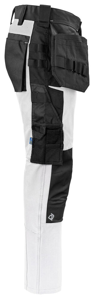 5551 Håndverksbukse Stretch White