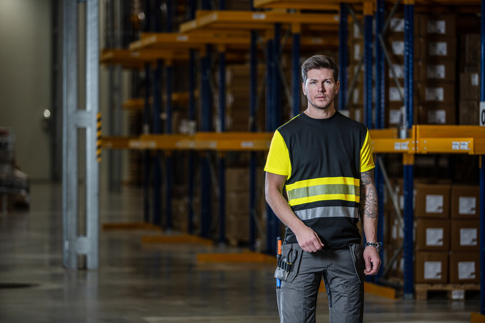 6020 T-skjorte EN ISO 20471 Kl 1