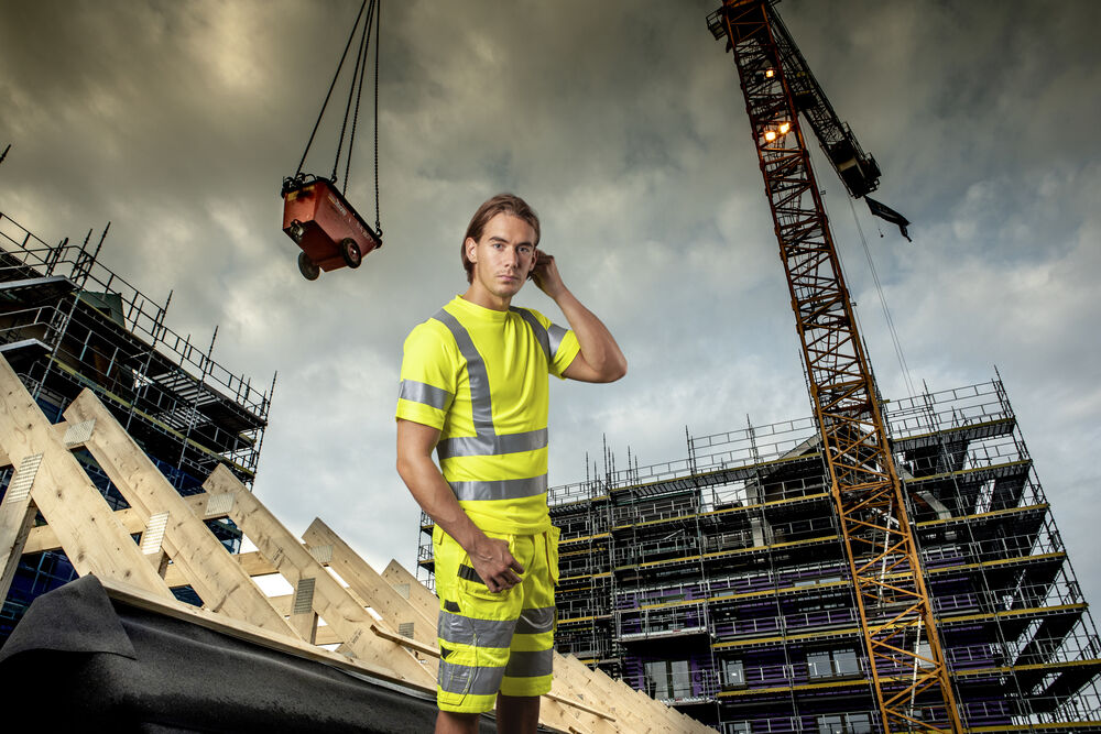 6535 Shorts EN ISO 20471 Kl 2/1