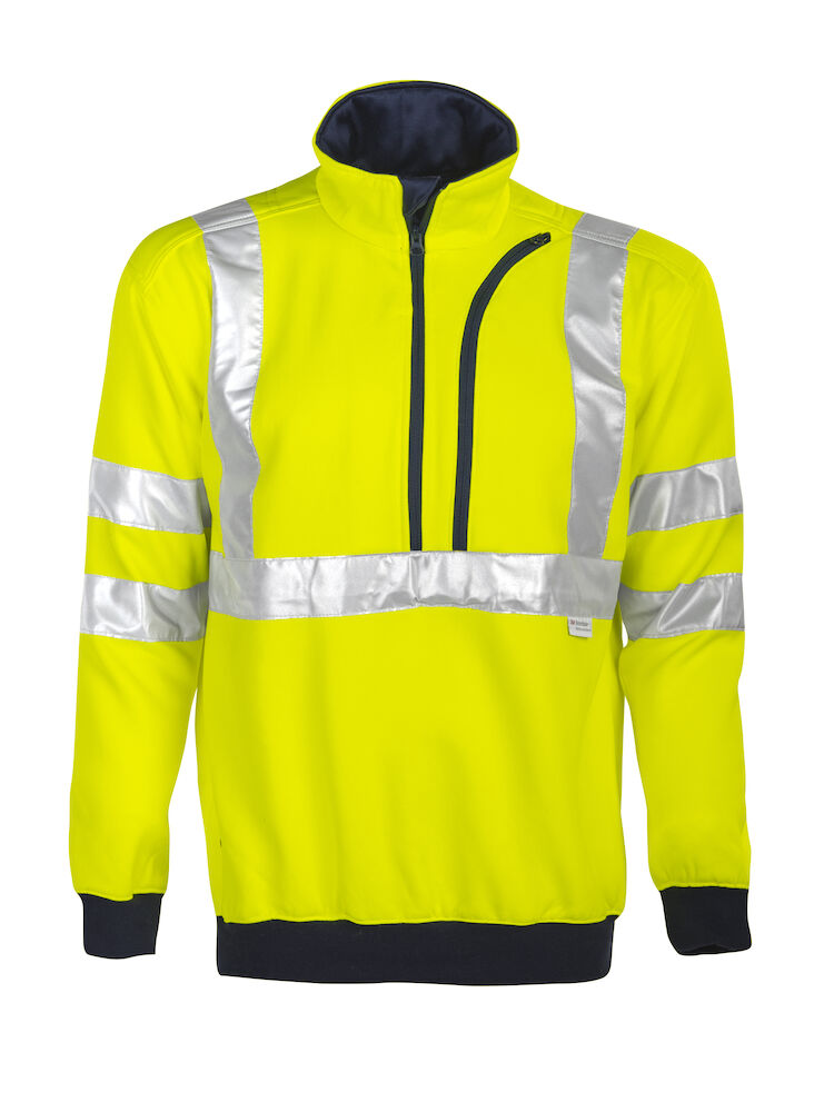 6102 Sweatshirt Hv-3 Yellow XS
