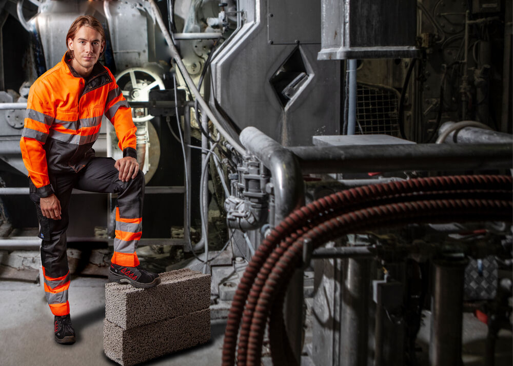 6530 Arbeidsbukse EN ISO 20471 Kl 1