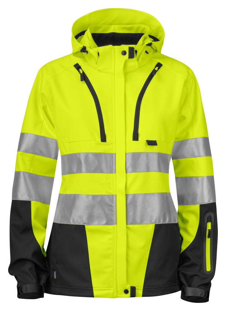 6423 3 Layer Jacket HV Yellow/Black XS