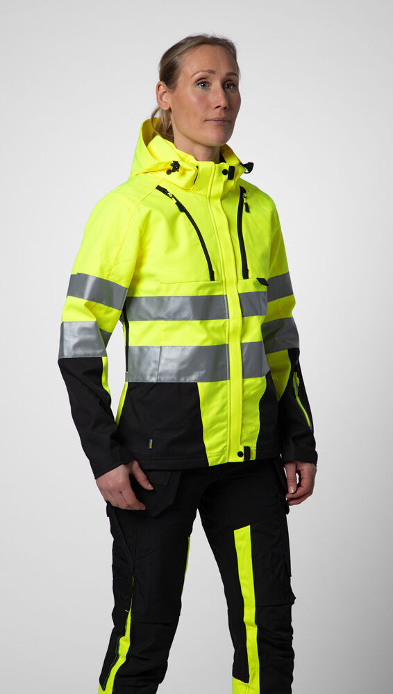 6424 Vinterjakke Dame EN ISO 20471 Kl 3/2