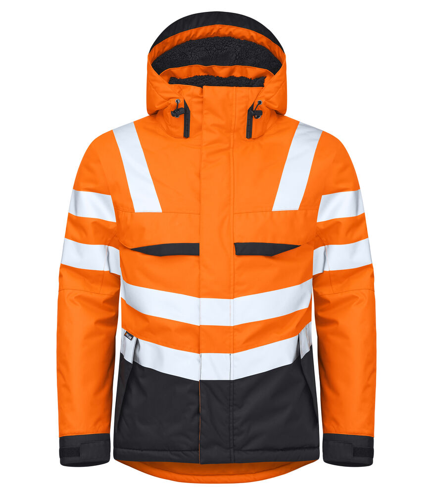 6425 Lined Jacket KL. 3 Orange/Black XS