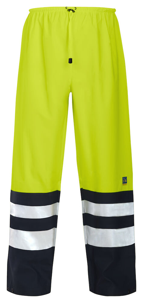 6504 Regnbukse Hv-3 Yellow/Black XS