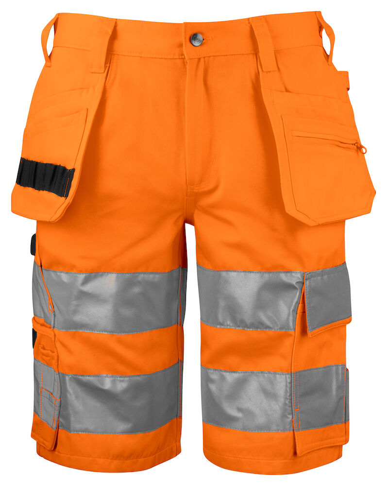 6535 Håndverksshorts HV Orange/Black C42