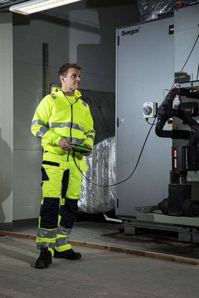 6570 Håndverksbukse Stretch EN ISO 20471 Kl 2