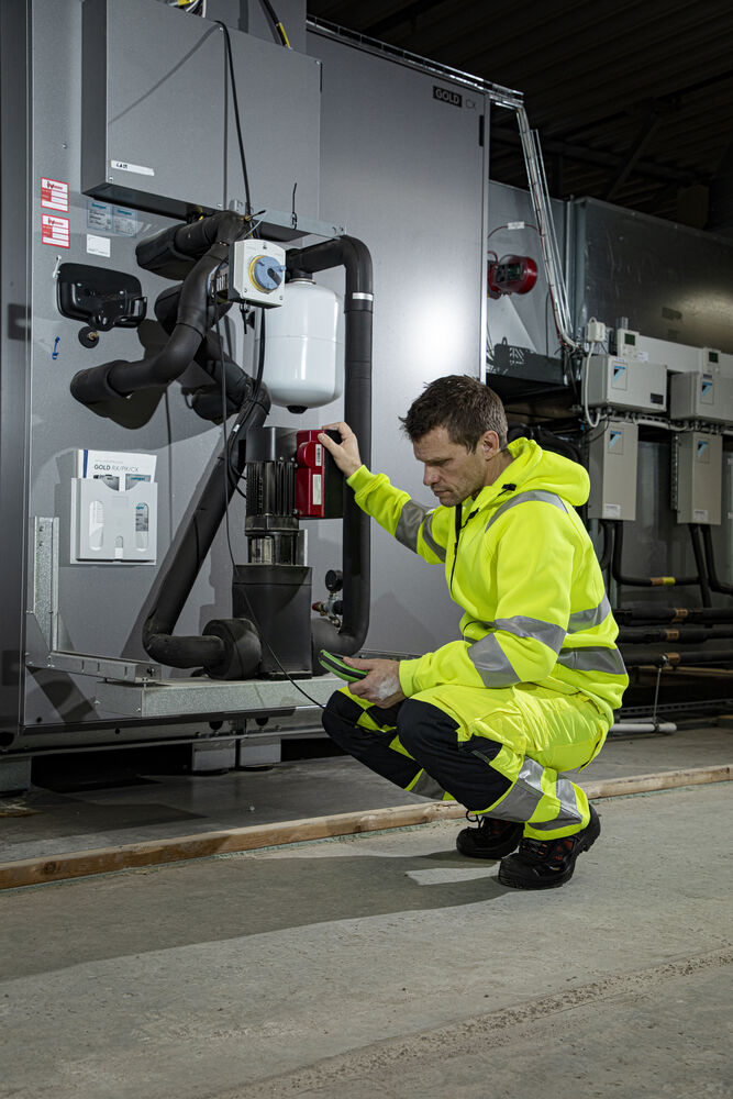 6570 Håndverksbukse Stretch EN ISO 20471 Kl 2