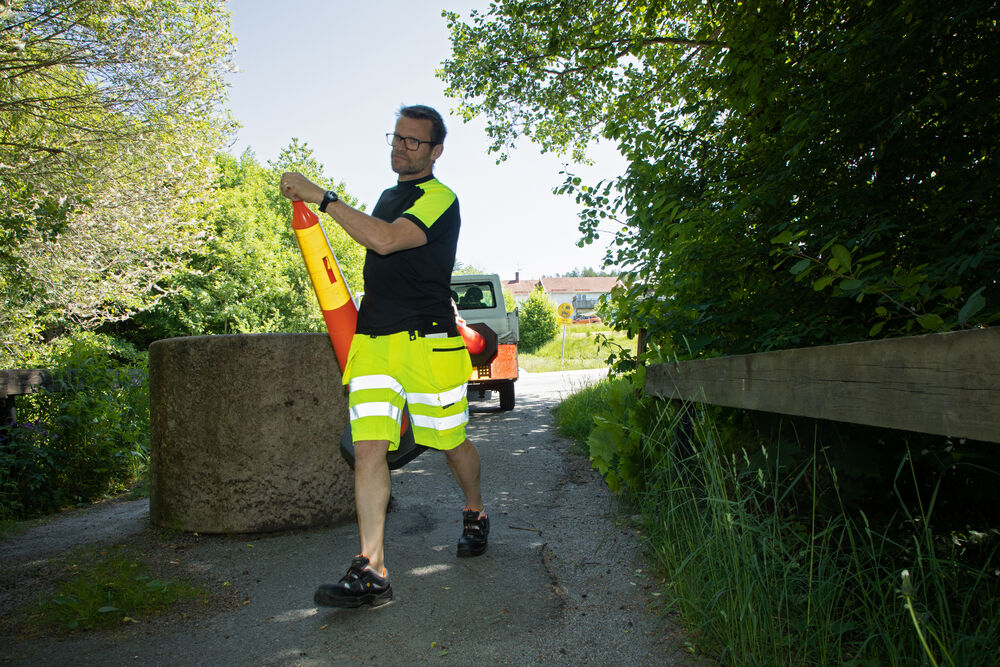 6575 Shorts Stretch EN ISO 20471 Kl 2/1