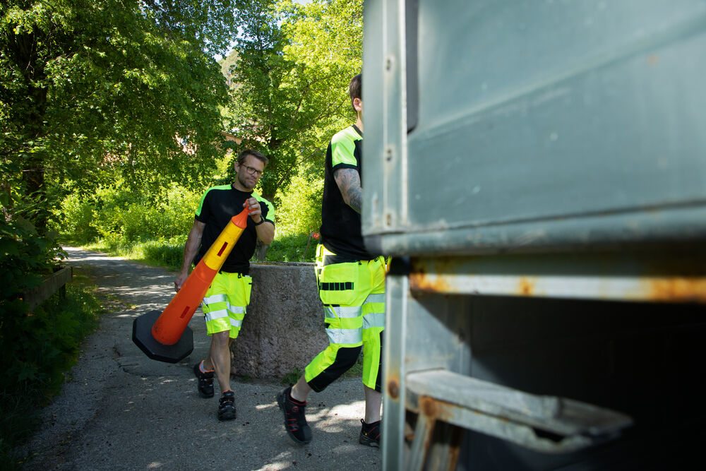 6575 Shorts Stretch EN ISO 20471 Kl 2/1