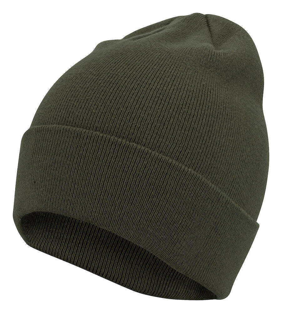 9085 Ribknitted Hat Green One size