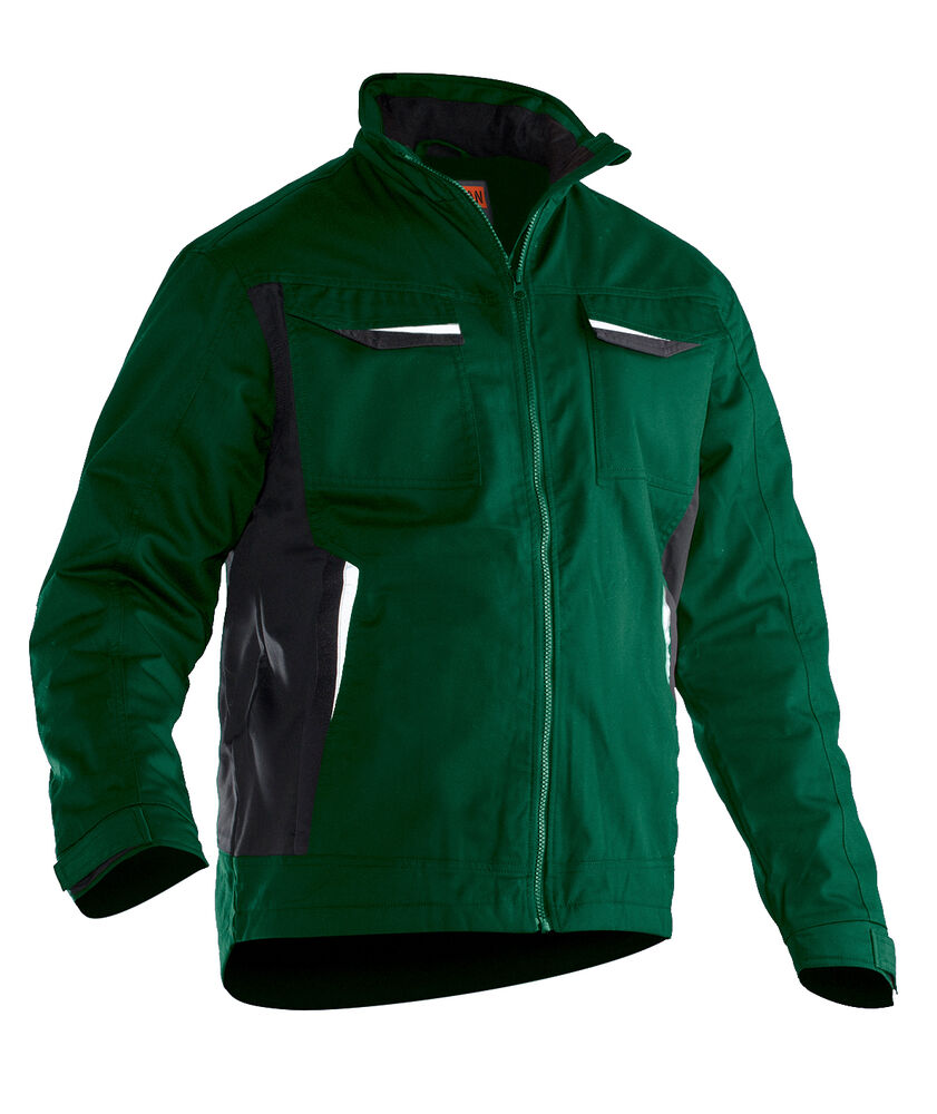 Poly Cotton Jacket Forest Green XS