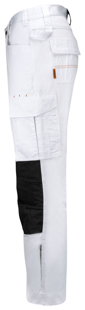 Poly Cotton Work Trousers white/black