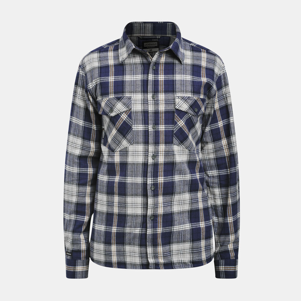 Worker Shirt Navy/Grey M