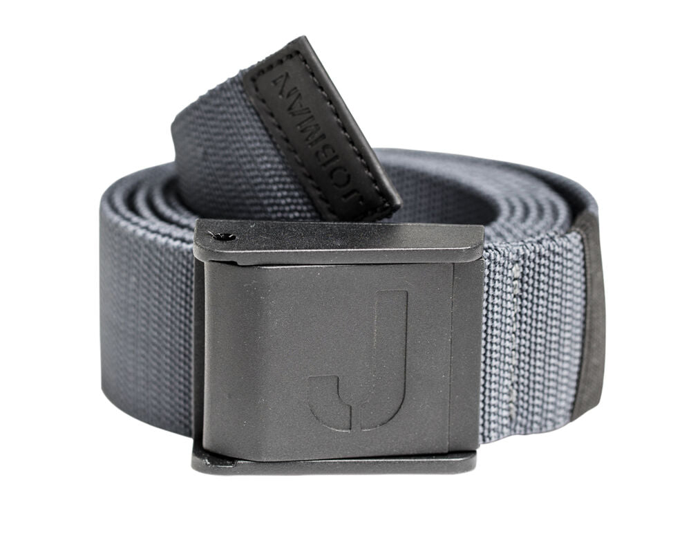 Stretch Belt w/buckle Dark Grey 120 CM