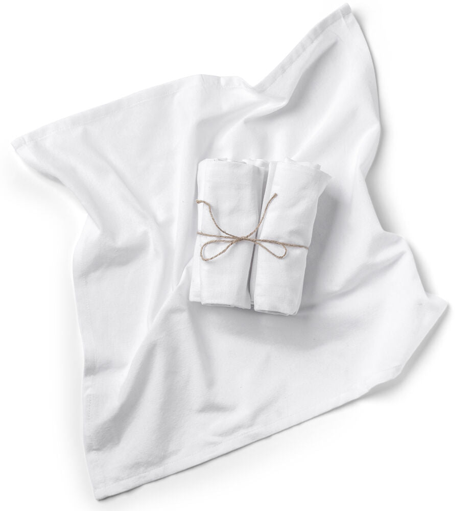 KL Table Cloth Recycled 6-Pack White 46x46cm