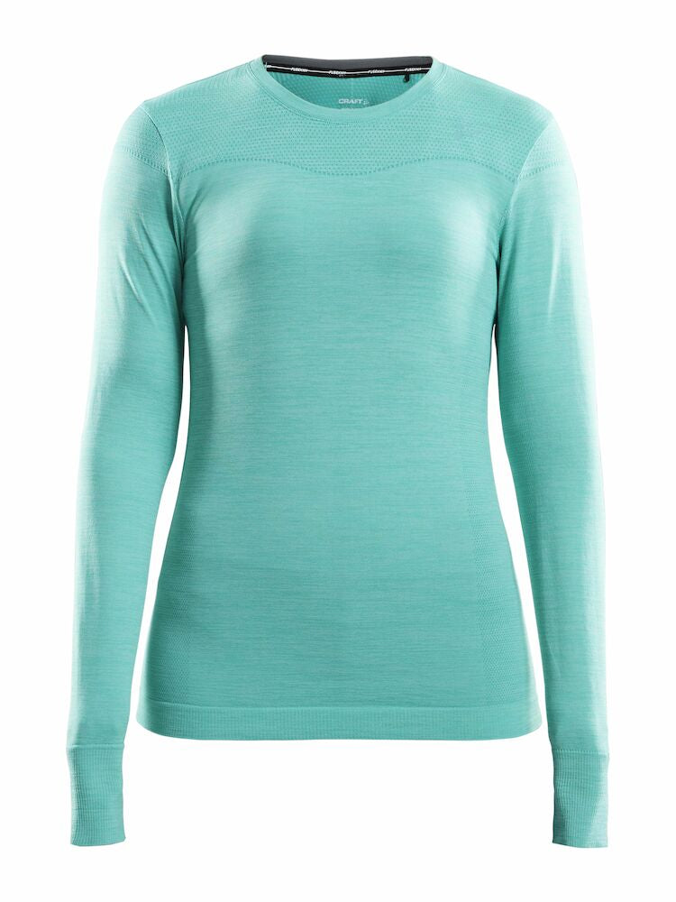 Fuseknit Comfort RN LS W Paradise Mel XS