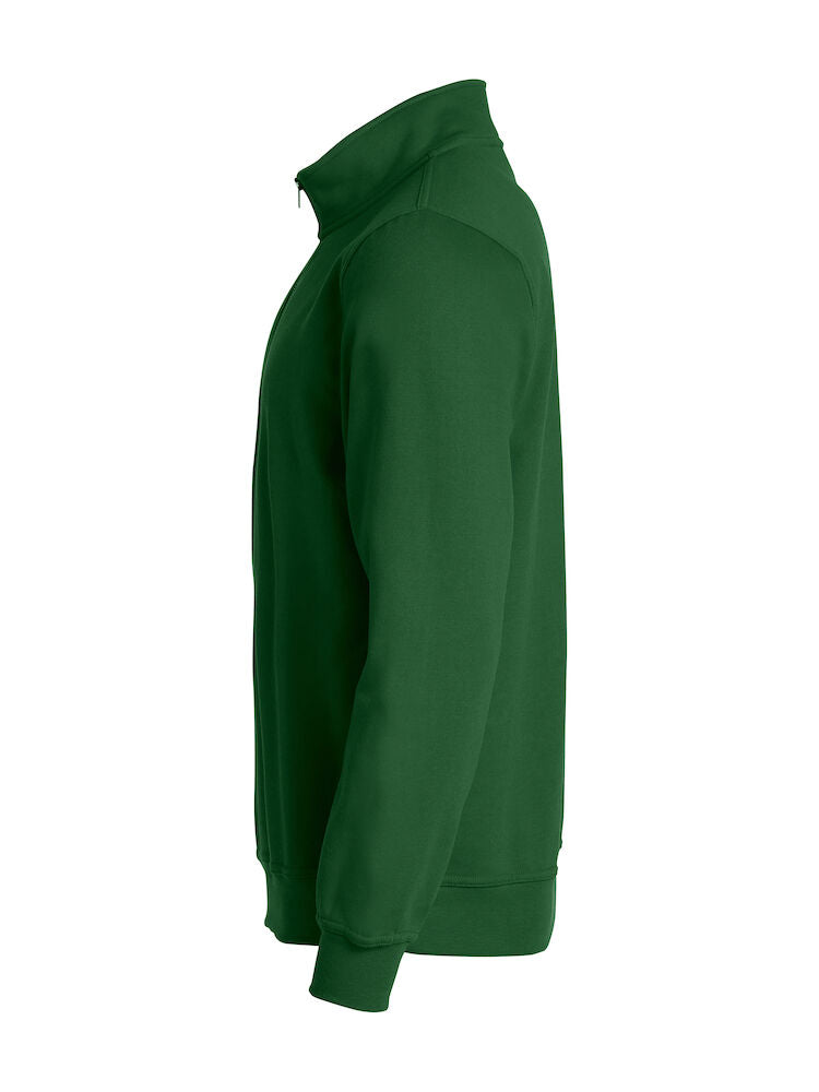 Basic Half Zip Bottle Green