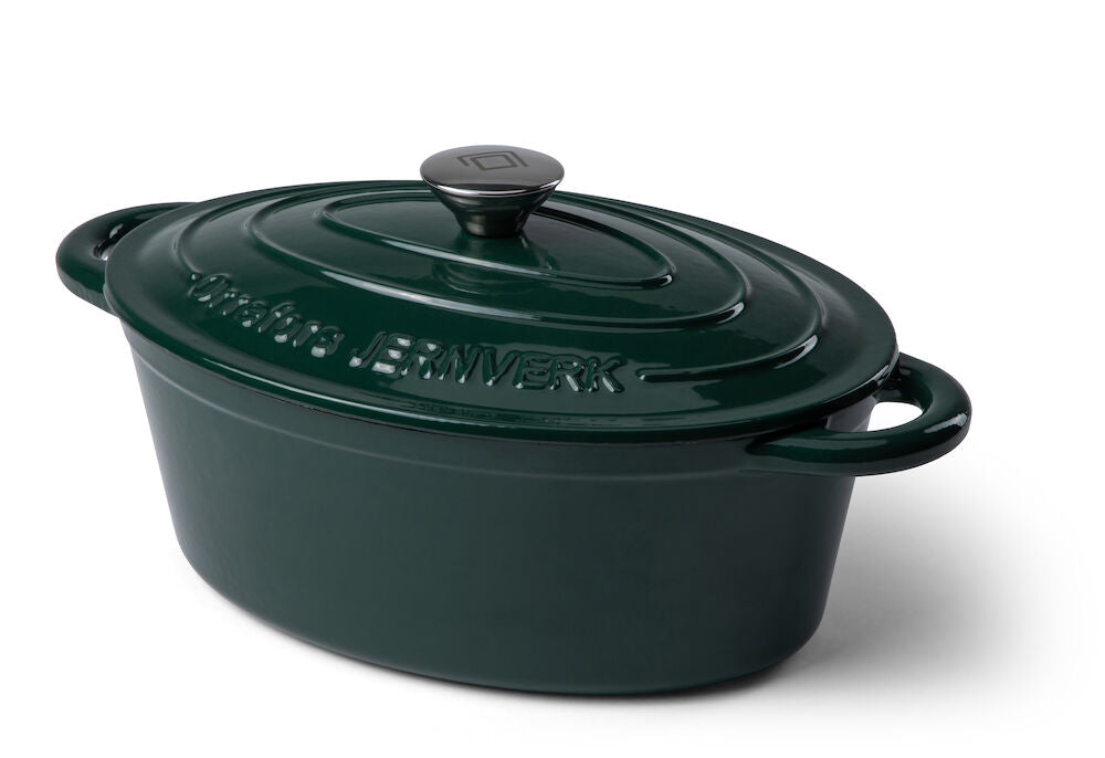 OJ Cast Iron Pot 3,5 litre Dark Green 0