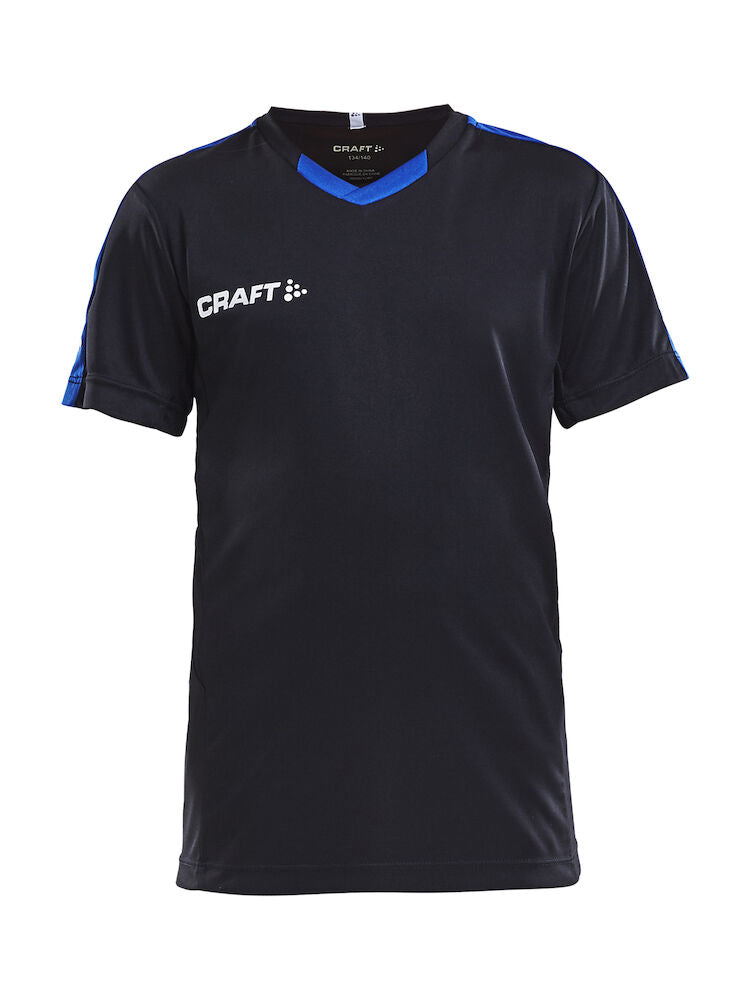 Progress Jersey Contrast Jr Black/Royal 134/140