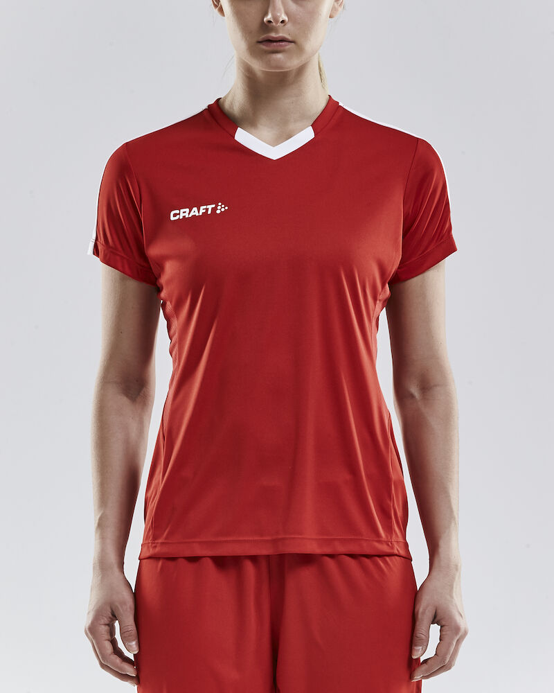 Progress Jersey Contrast W Bright Red