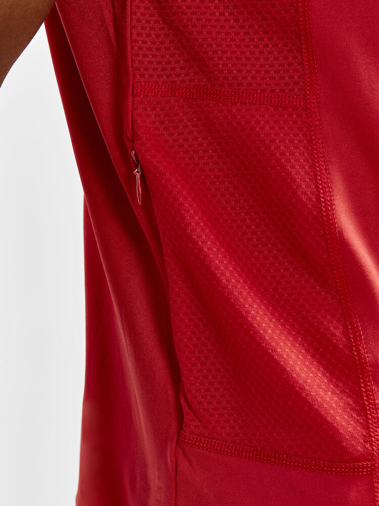 ADV Essence SS Tee M Bright Red