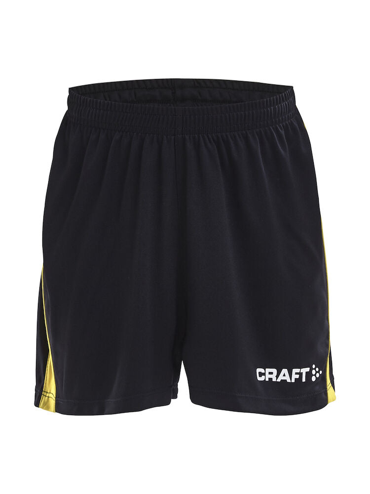Progress Short Contrast Jr WB Black/Yellow 122/128