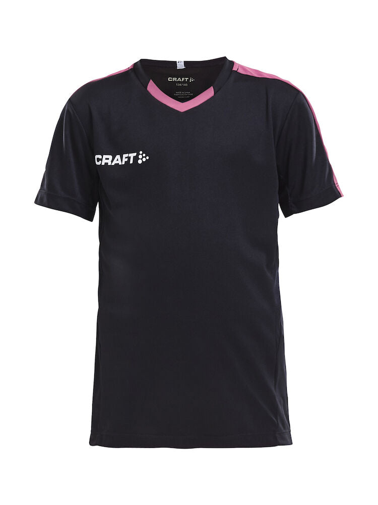 Progress Jersey Contrast Jr Black/Pop 122/128