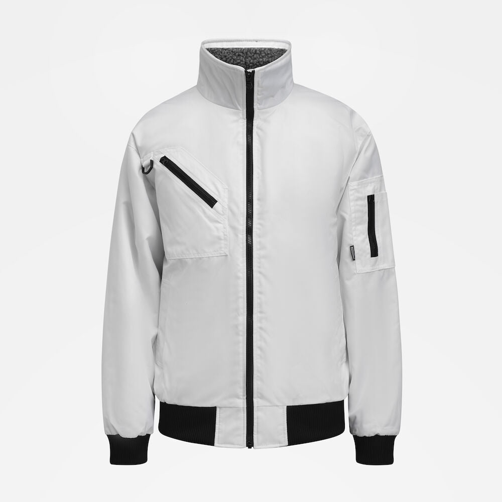 Pilotjakke Hvit XS