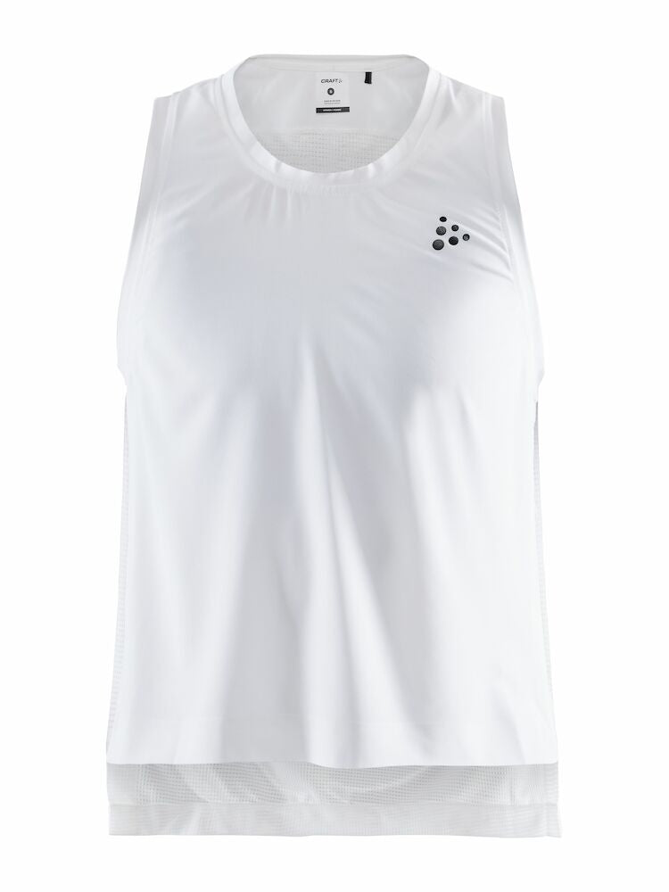 Unmtd Hight Slit Top W White XL