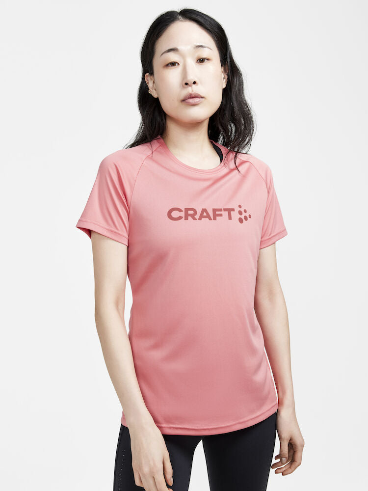 Core Essence Logo Tee W Coral