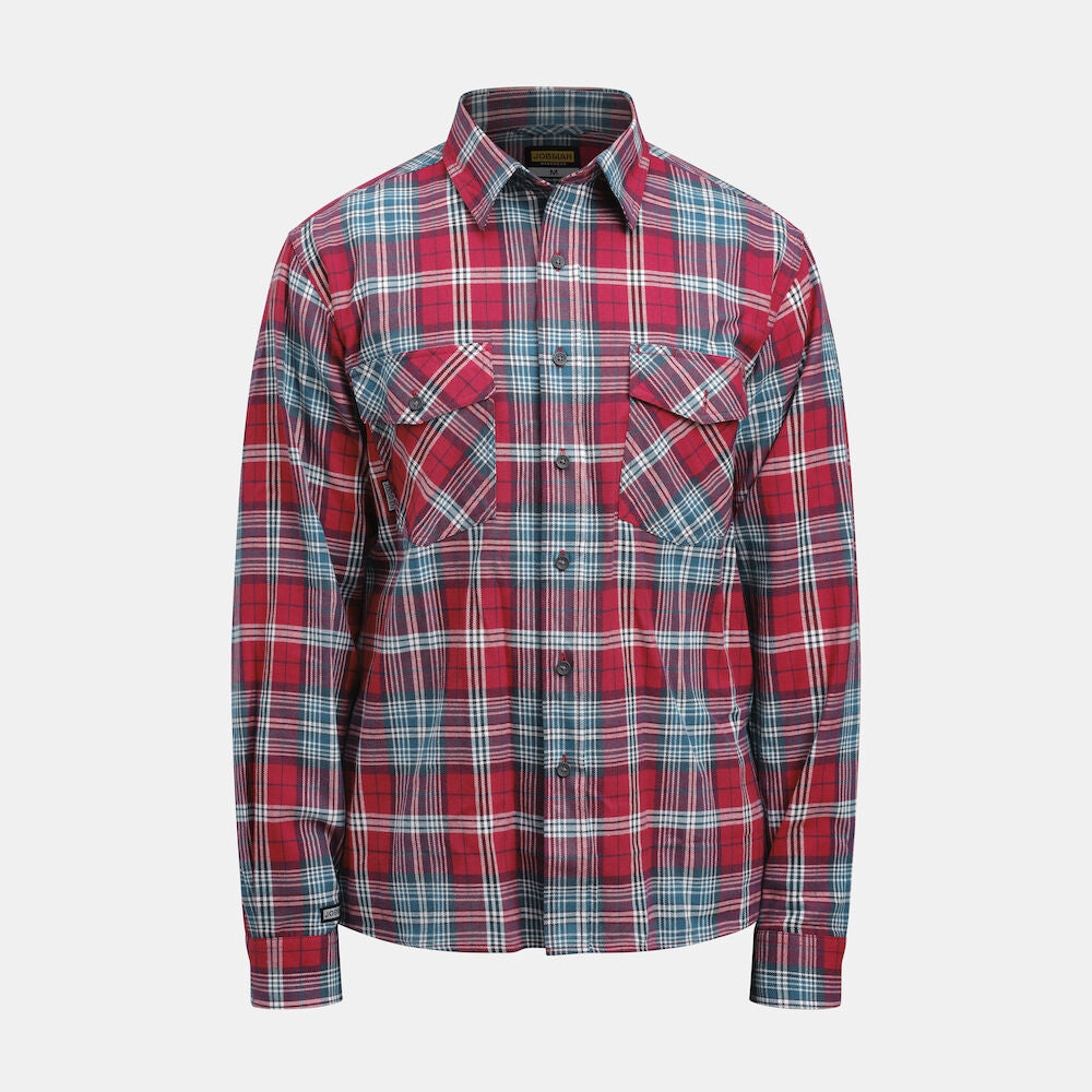 Worker Shirt Red/Petrol S