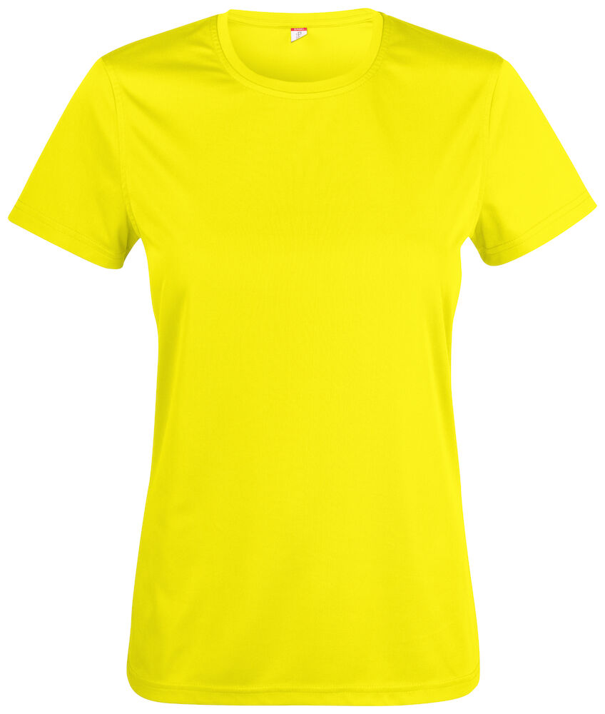 Basic Active-T Ladies Vis Yellow XS